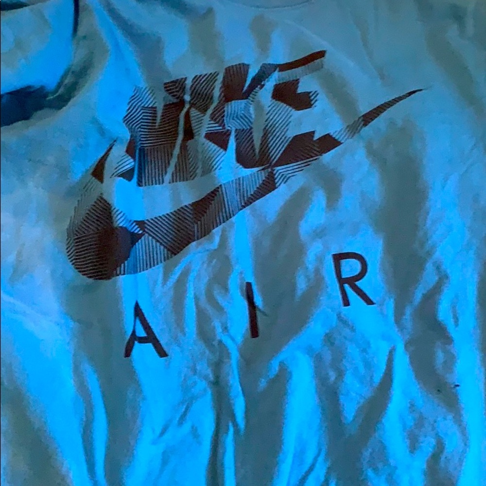 Blue Nike air shirt